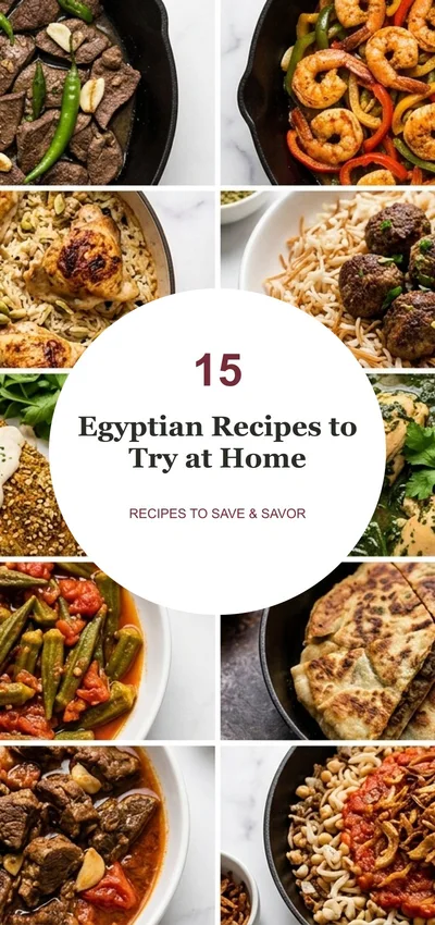 15 Egyptian Recipes to Try at Home