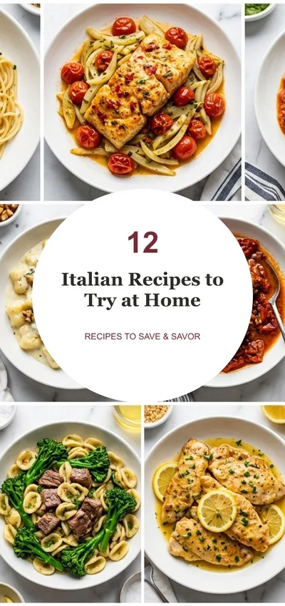12 Italian Recipes to Try at Home