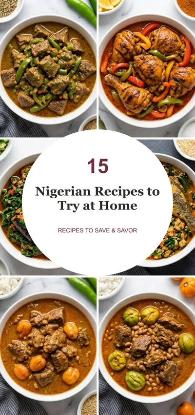 15 Nigerian Recipes to Try at Home