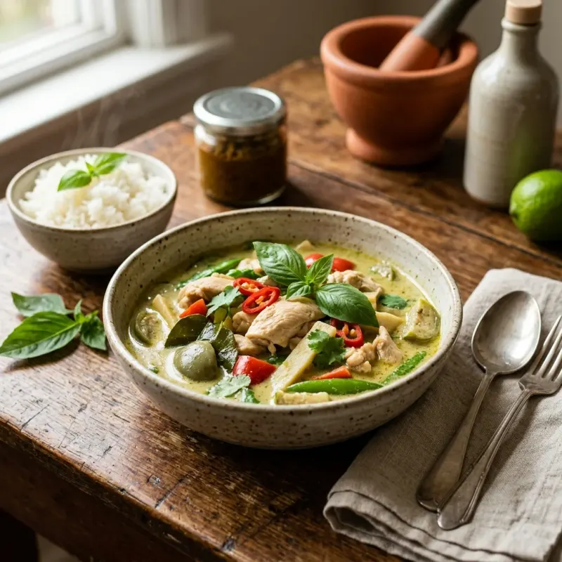 Thai Green Curry with Chicken