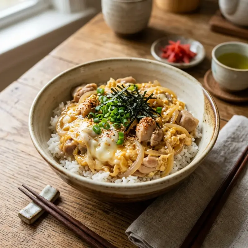 Oyakodon (Chicken and Egg Rice Bowl)