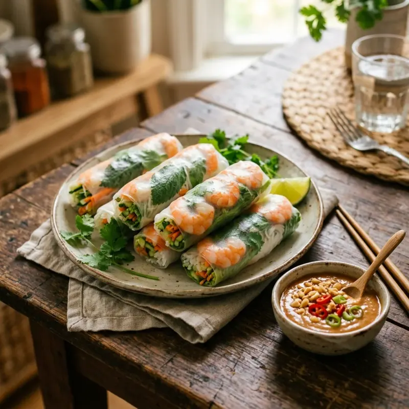 Vietnamese Fresh Spring Rolls