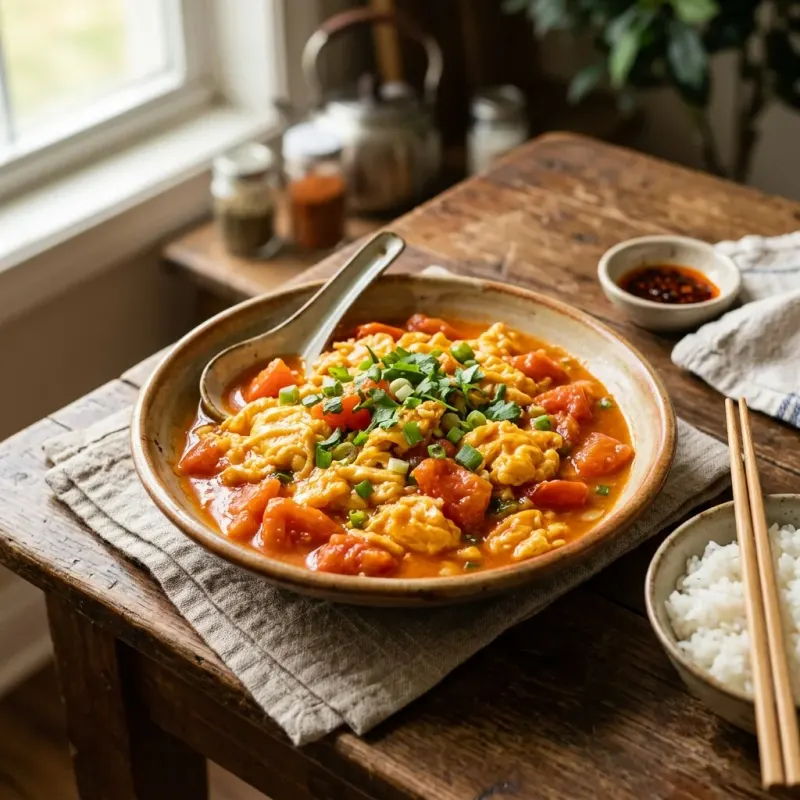 Tomato and Egg Stir-Fry