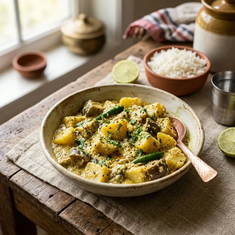 Bengali Poppy Seed Eggplant And Potato