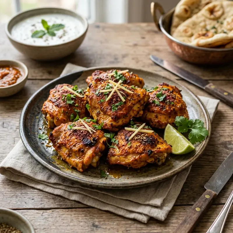 Amritsari Ajwain-Spiced Chicken Thighs