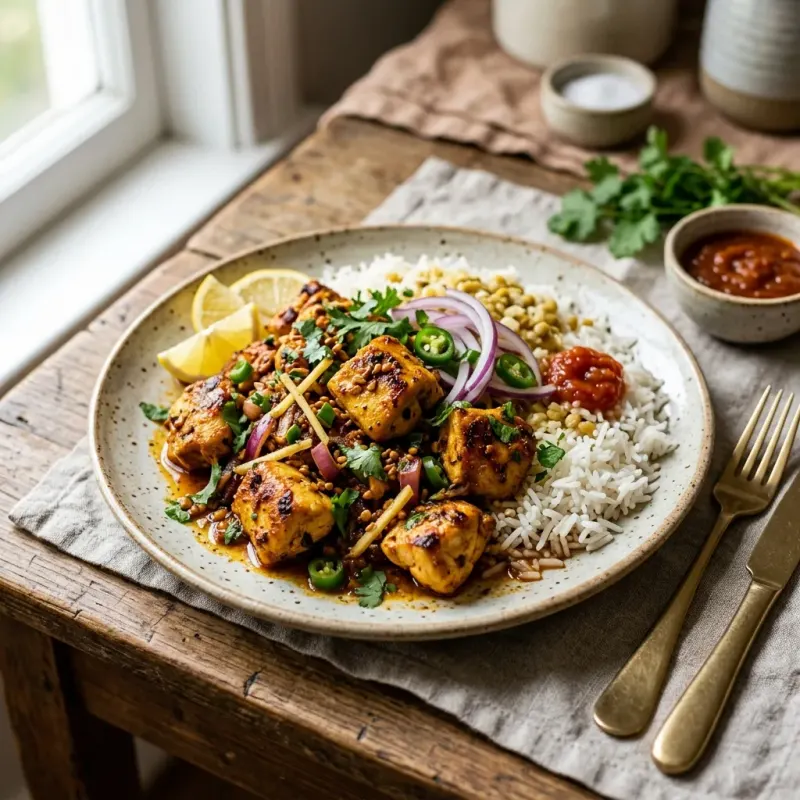 Kathmandu Pan-Seared Chicken Choila