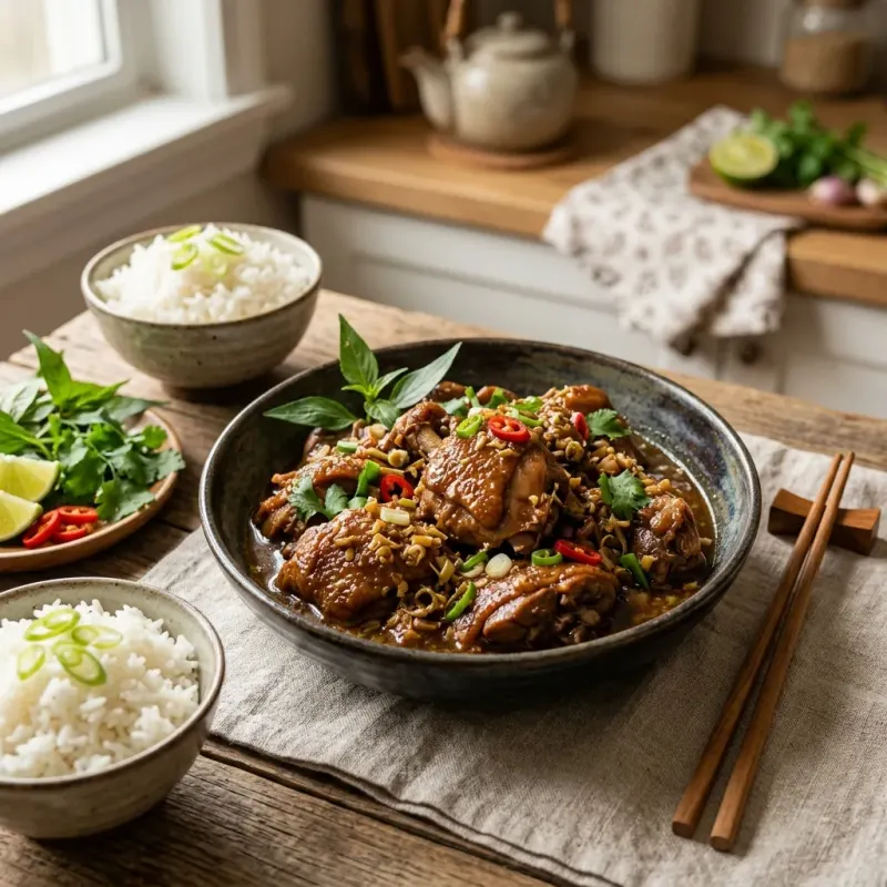 Vietnamese Lemongrass And Chili Braised Duck