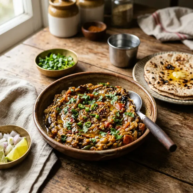 Dhaba-Style Baingan Bharta