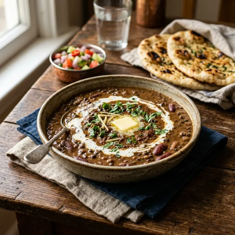 Punjabi Creamy Black Lentil Stew