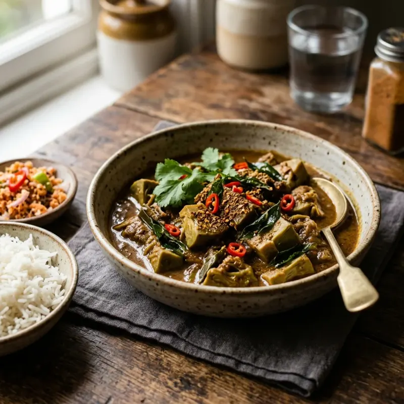 Sri Lankan Spiced Young Jackfruit Curry