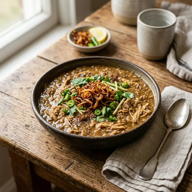 Karachi Style Chicken Haleem Stew