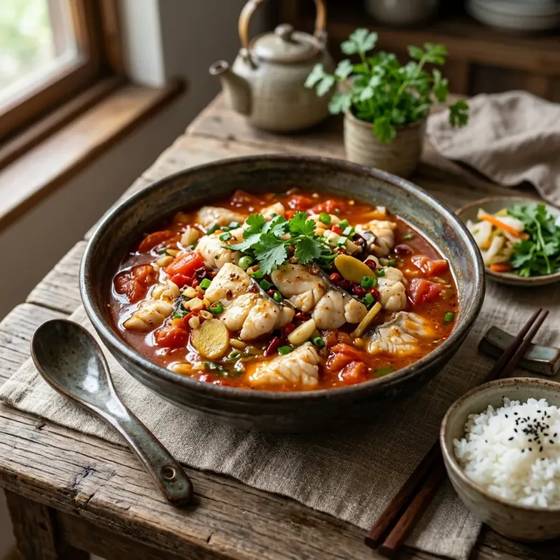 Guizhou-Style Sour Chili Braised Fish Fillets