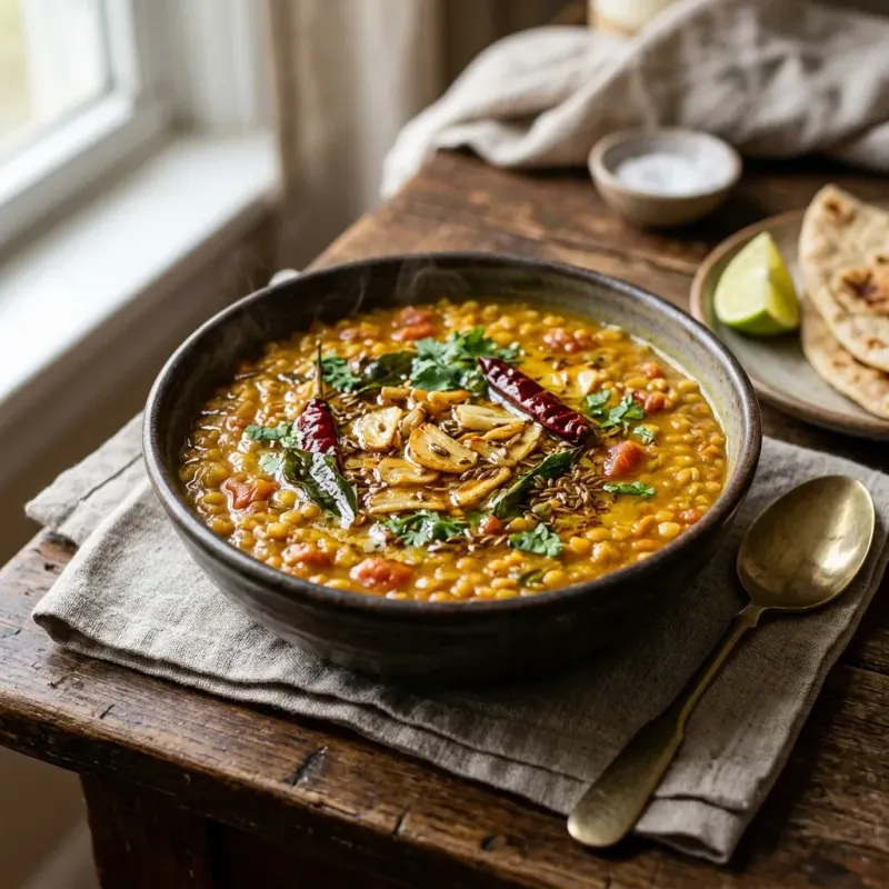 Lahori Garlic Cumin Tarka Masoor Dal