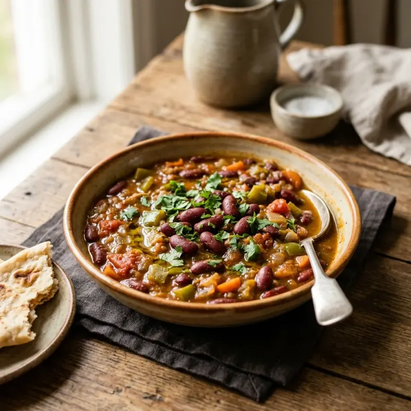 Somali Xawaash Spiced Kidney Bean Stew
