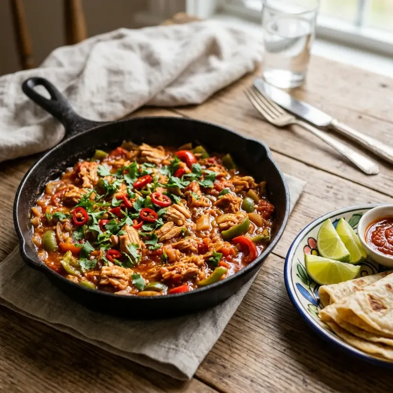 Somali Spiced Tuna And Tomato Skillet