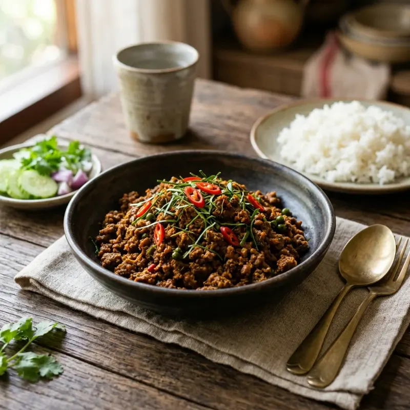 Southern Thai Dry Spiced Beef Curry