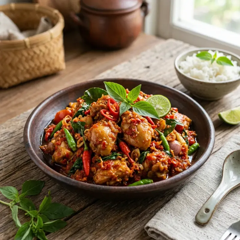 Ayam Rica-Rica (North Sulawesi Spicy Lemongrass Chicken)