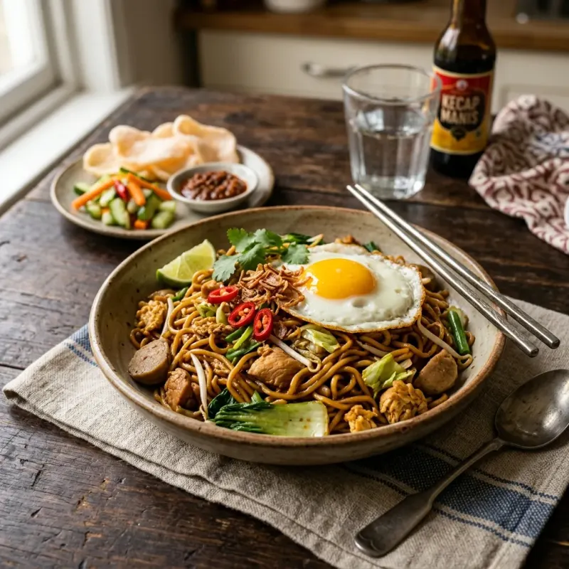 Mie Goreng Jawa (Javanese Sweet Soy Noodles)