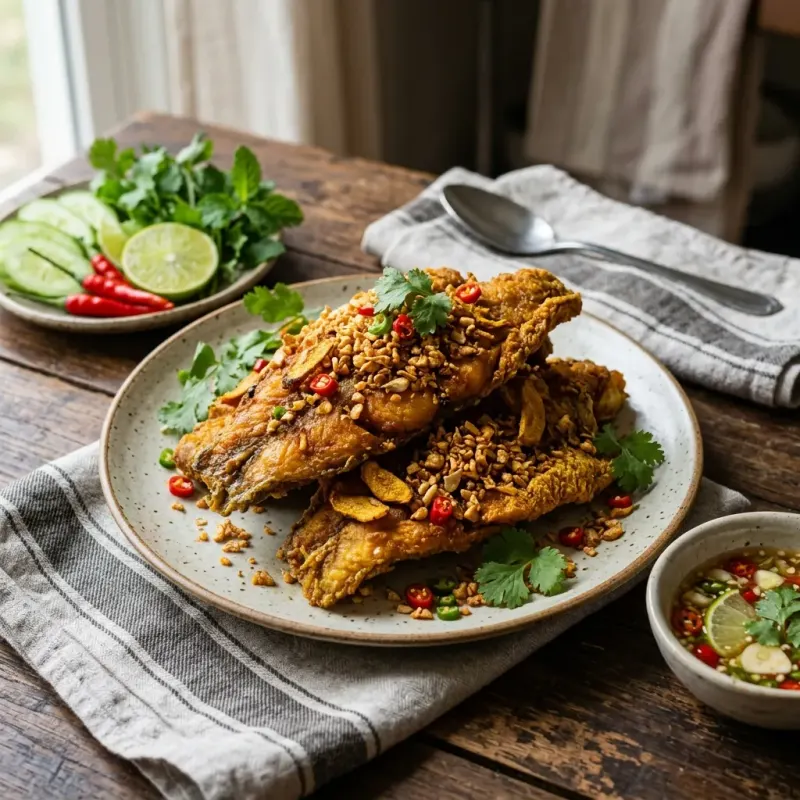 Southern Thai Turmeric Fried Fish