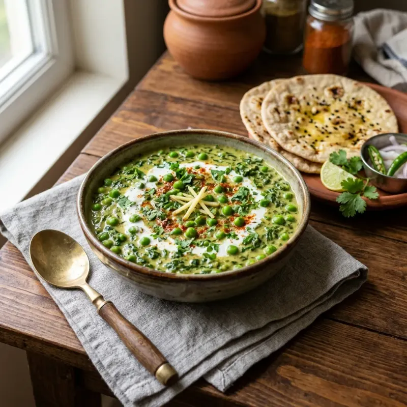 Punjabi Methi Matar Malai