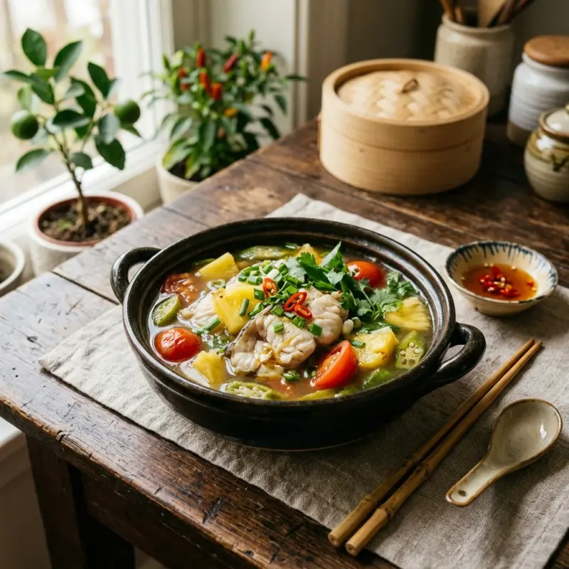 Mekong Delta Tamarind Fish Soup