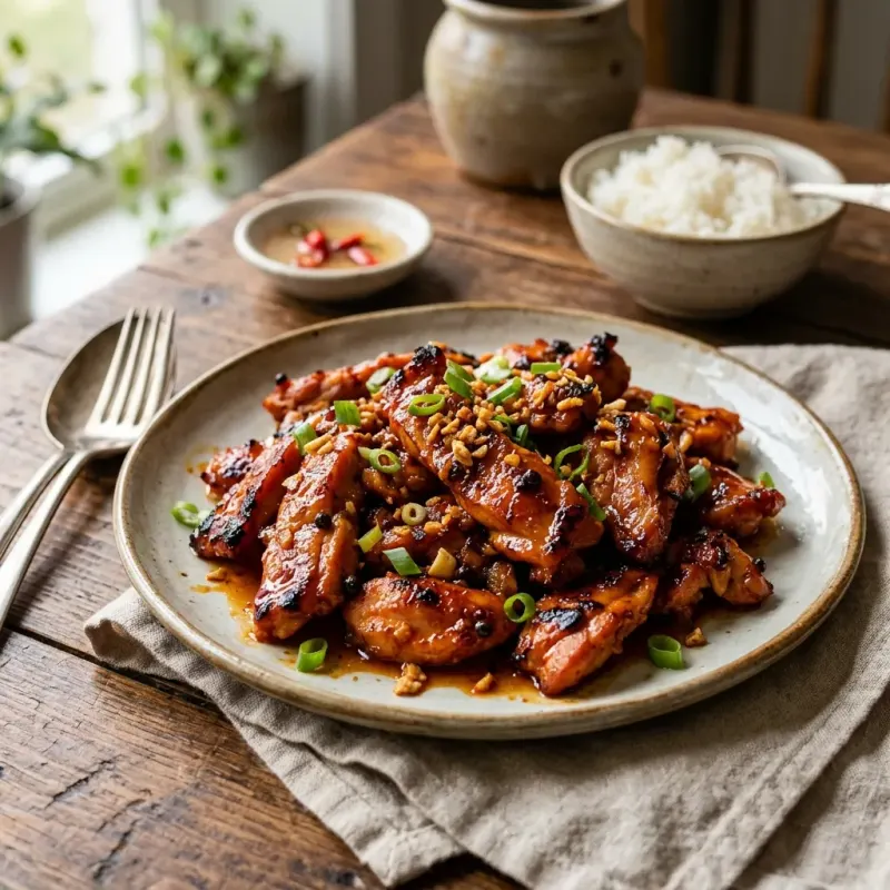 Sweet Annatto Glazed Chicken Tocino